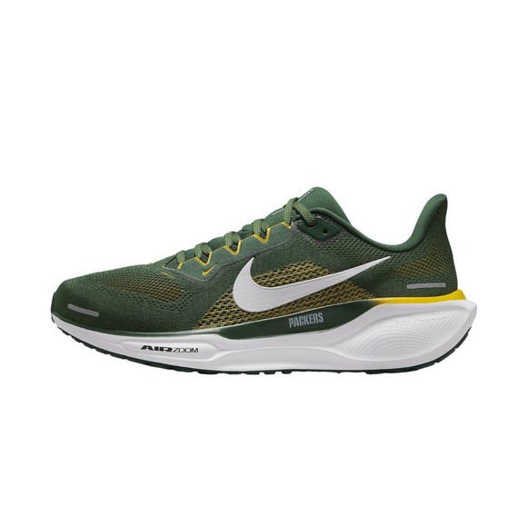 Nike Air Zoom Pegasus 41 Green Bay Packers Sneakers nby FZ5090-300 Mens Sz 11.5
